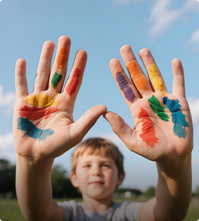 Wet/gloved hands after groceries