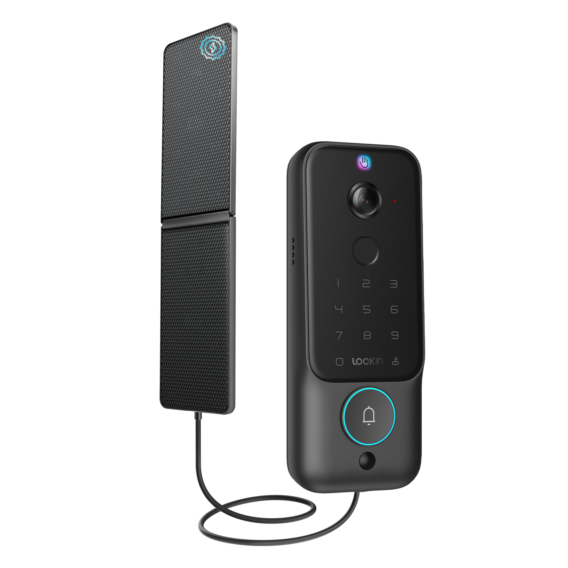 Veno Plus Palm Vein Recognition Video Smart Lock + Solar Panel